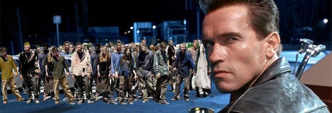 Arnold Schwarzenegger el signos a zombie-flick 