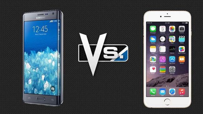 Samsung Galaxy borde + 6s vs iPhone de Apple, más Photo