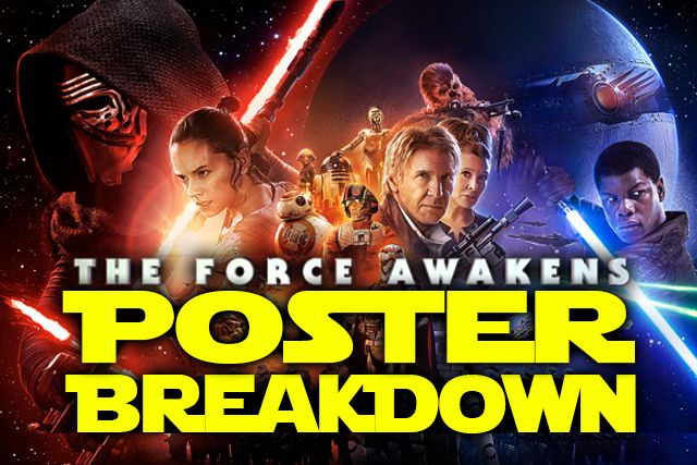 guerra de las galaxias: la fuerza despierta desglose del cartel Photo