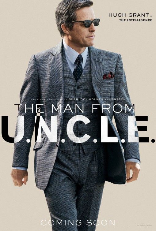 El hombre de UNCLE cartel Hugh Grant La Inteliigence IMAX
